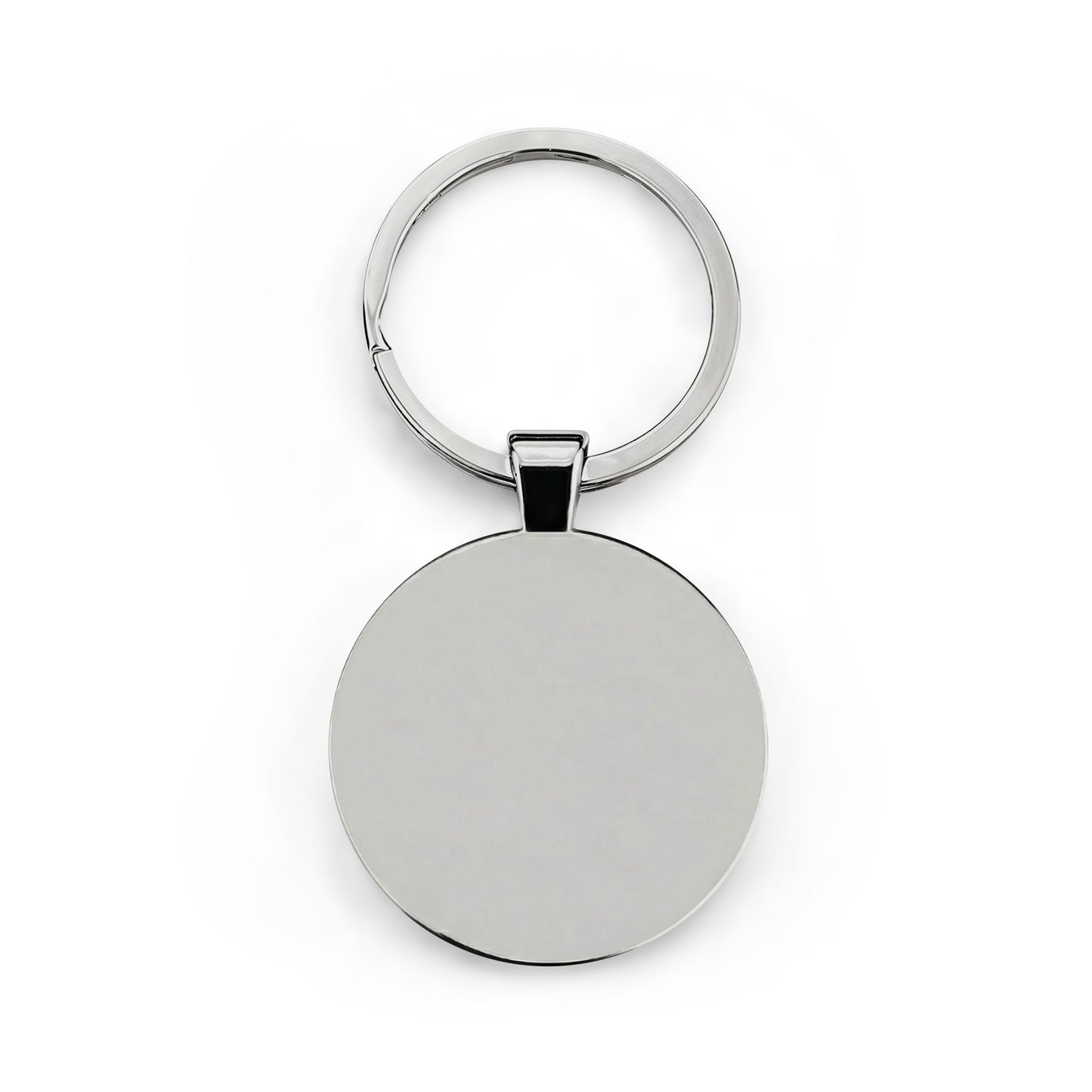 Flippin' Birds Smokin' Herb Round Stainless Steel Keychain