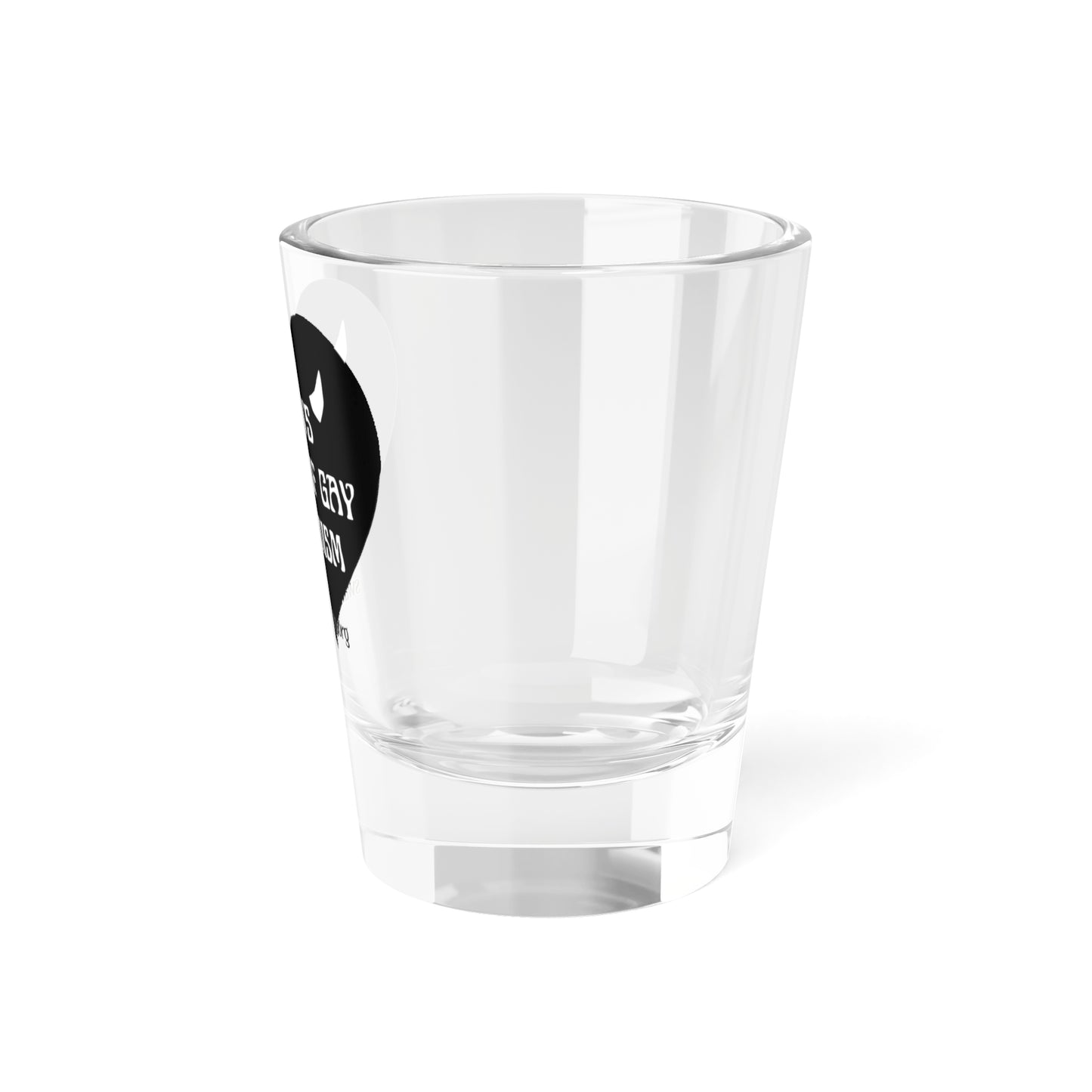 Shot Glass — Black Heart Satan’s School of Gay Communism