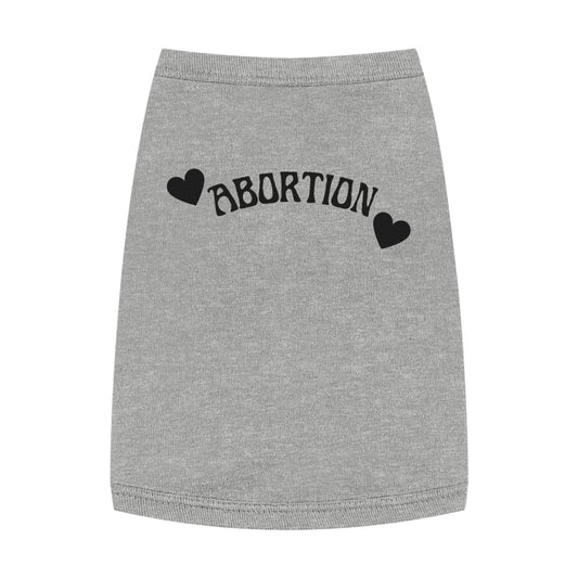 <3 Abortion <3 Pet Tank Top