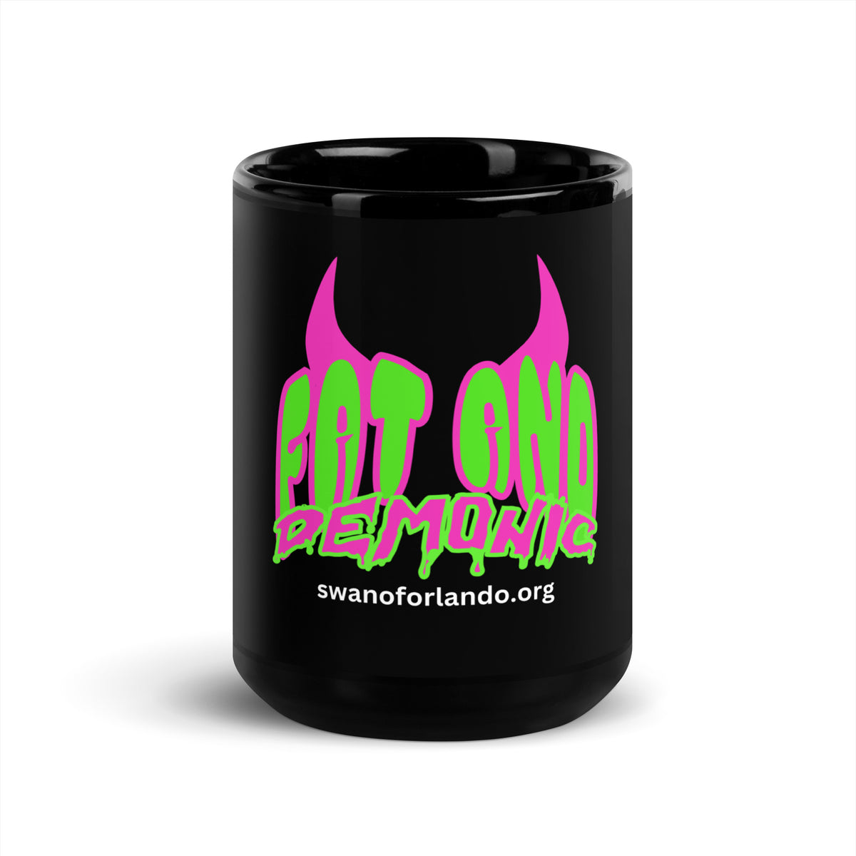 Fat & Demonic Glossy Mug