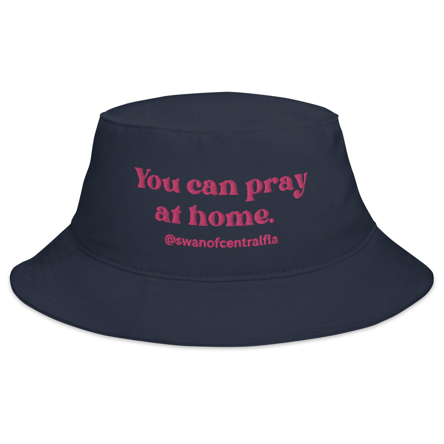 Pray-Away Bucket Hat (Pink font)