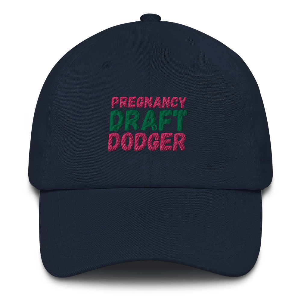 Pregnancy Draft Dodger Pink/Green hat