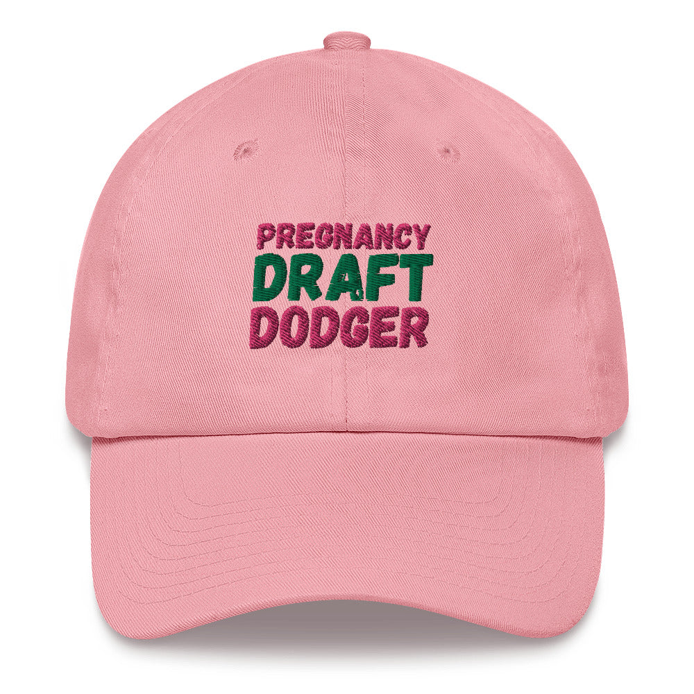 Pregnancy Draft Dodger Pink/Green hat