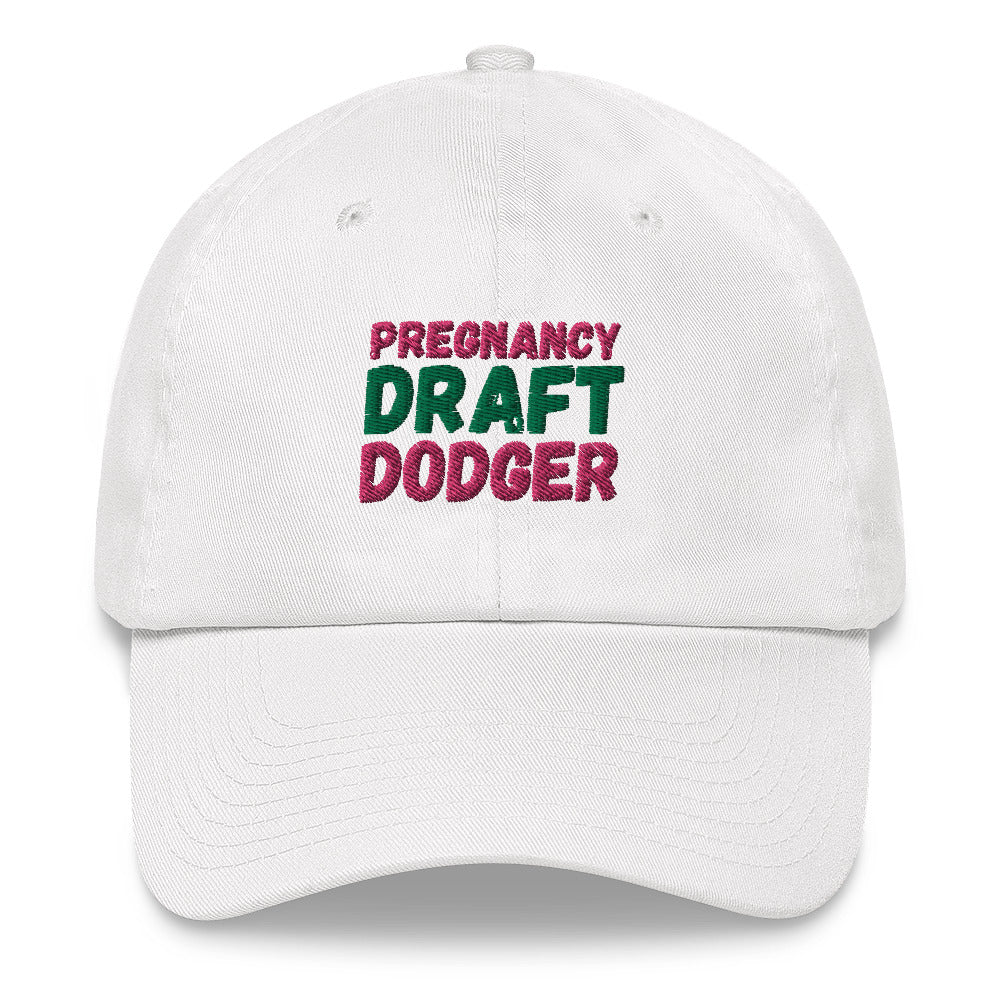 Pregnancy Draft Dodger Pink/Green hat