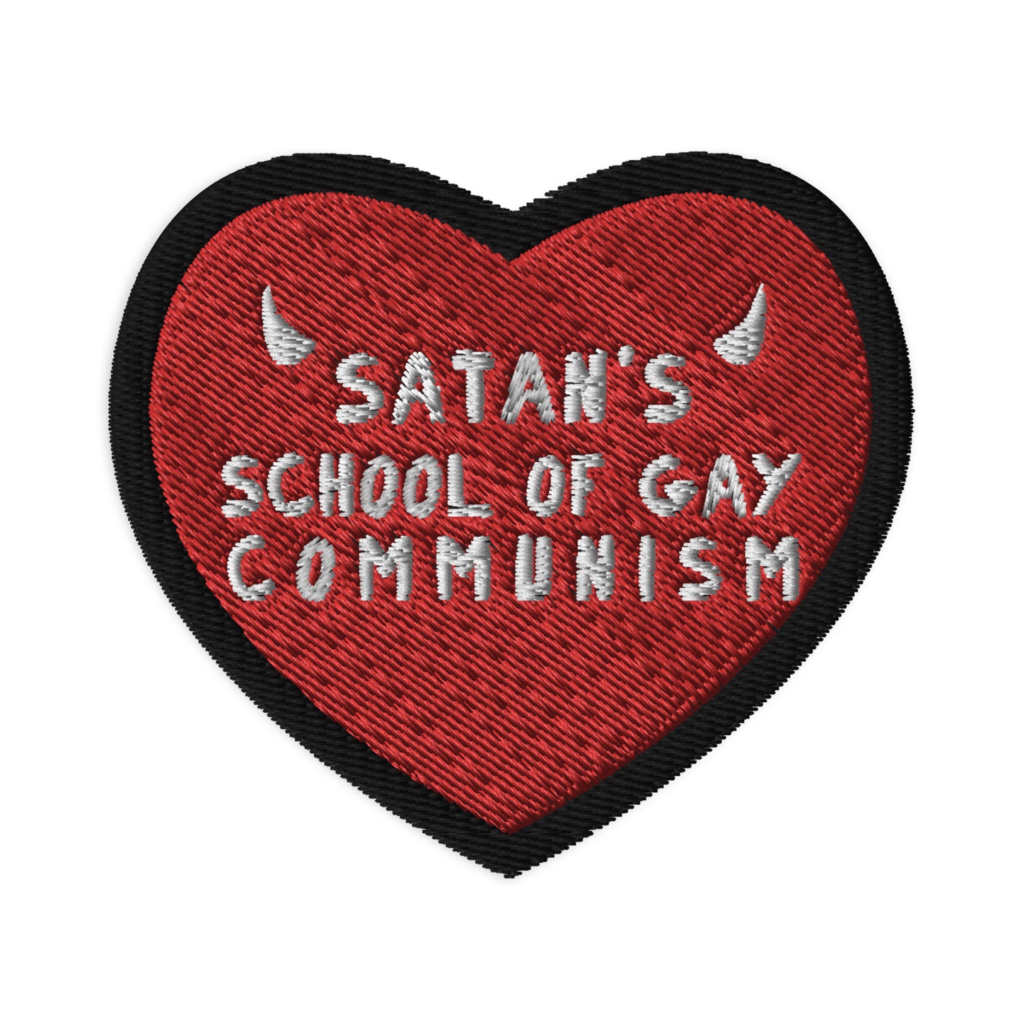 Satan's School of Gay Communism patche