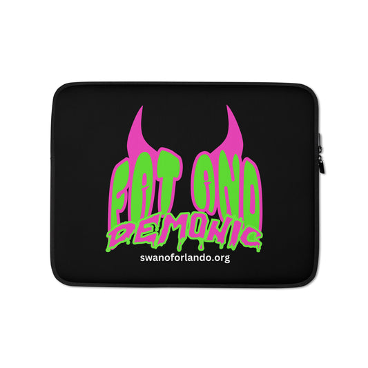 Fat & Demonic Laptop Sleeve