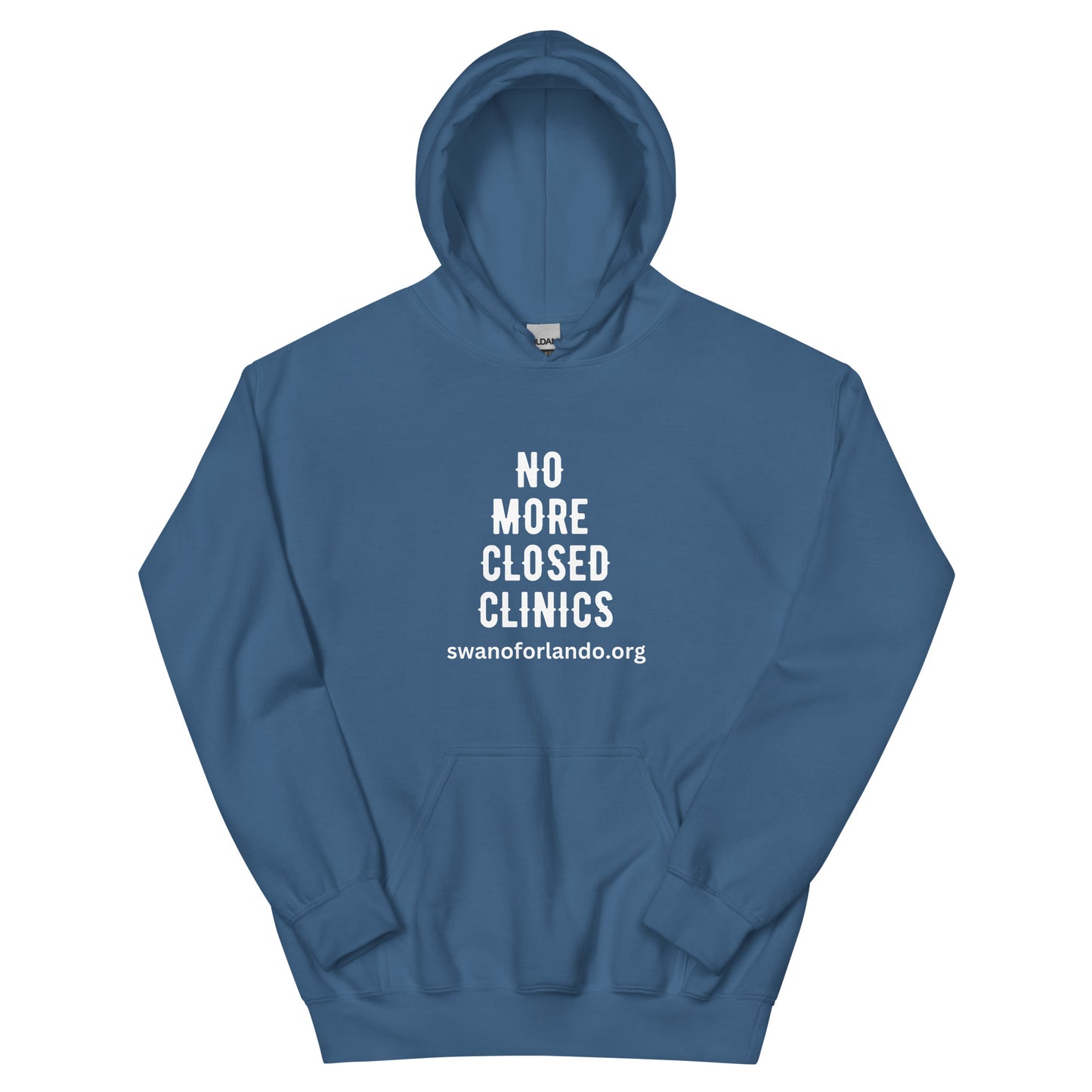 No More Closed Clinics Hoodie (dark)