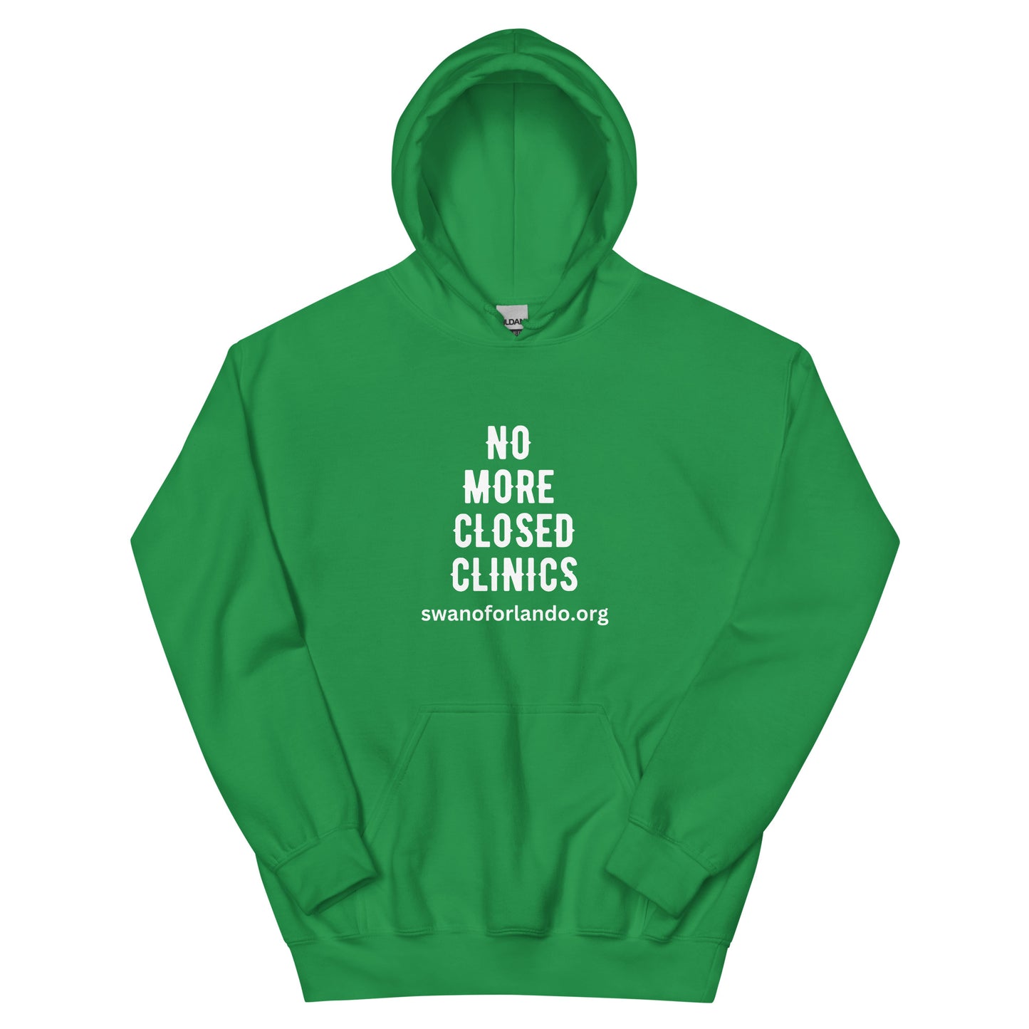 No More Closed Clinics Hoodie (dark)