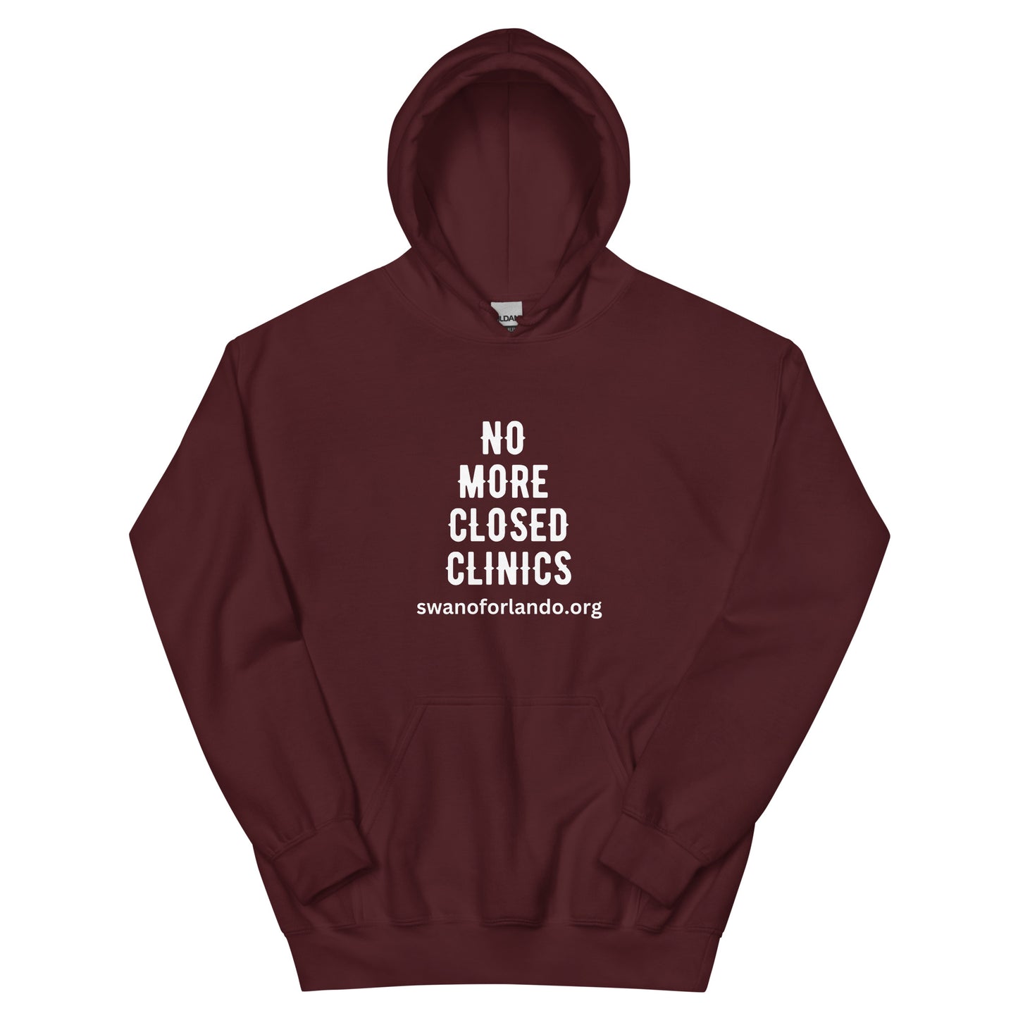 No More Closed Clinics Hoodie (dark)