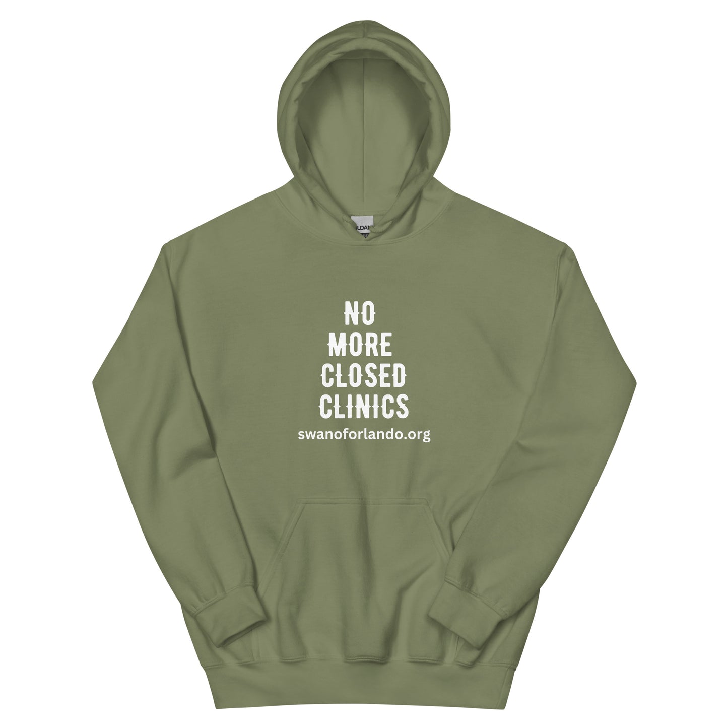 No More Closed Clinics Hoodie (dark)