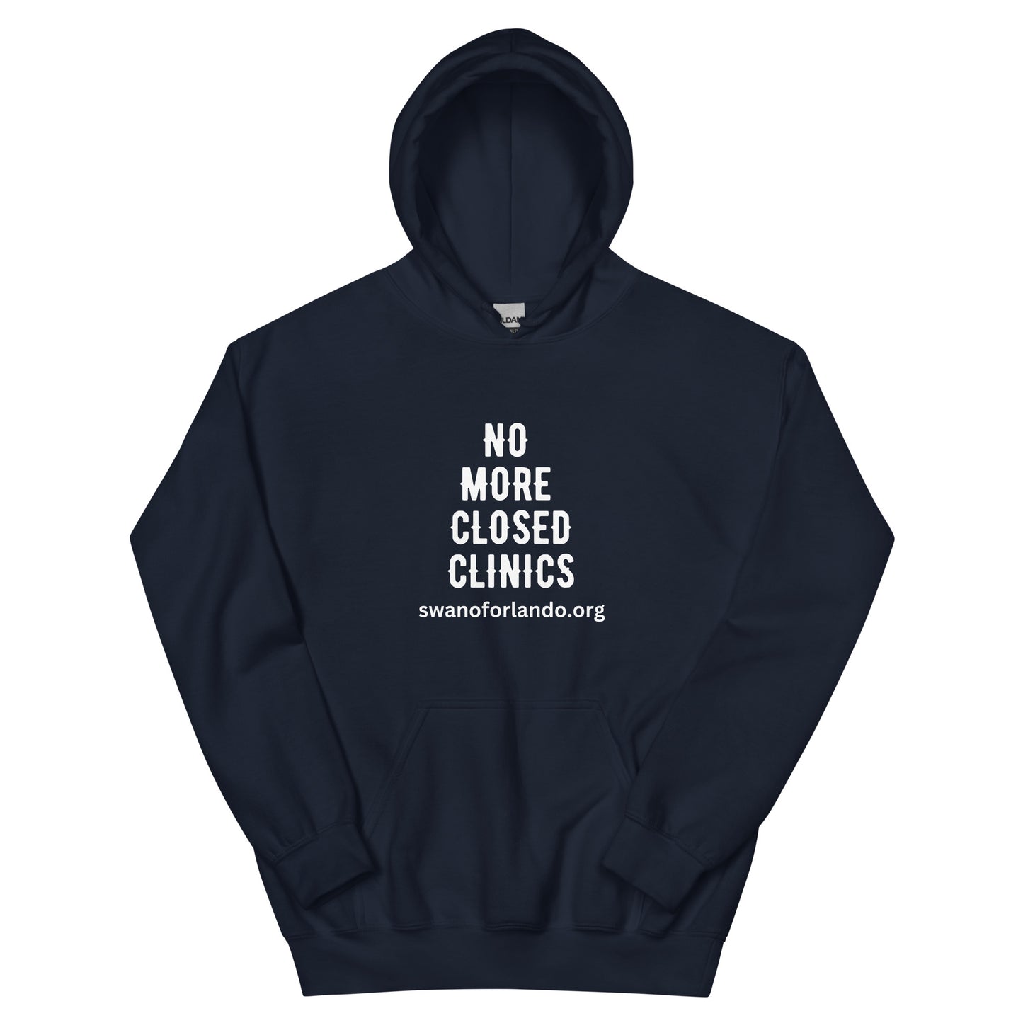 No More Closed Clinics Hoodie (dark)