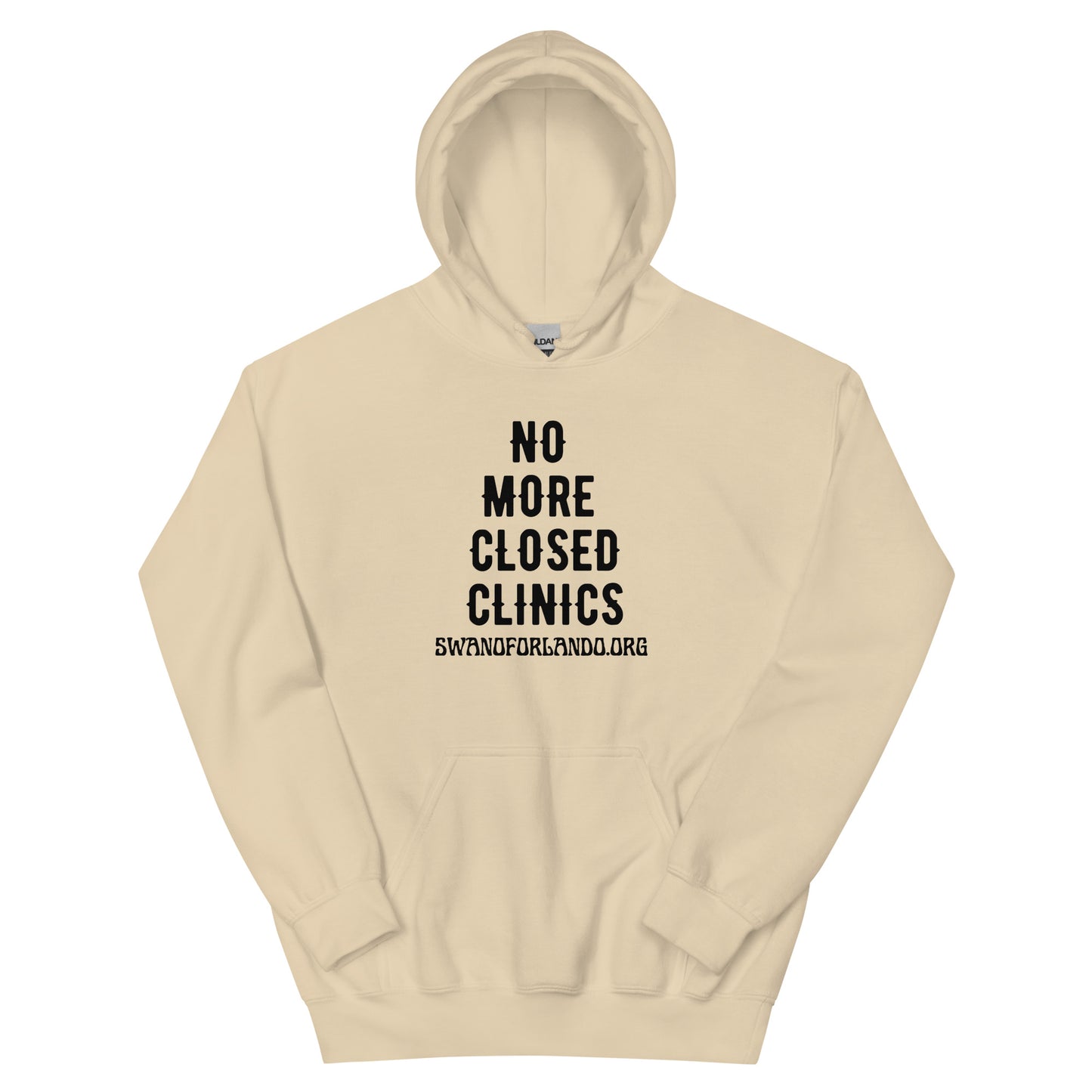 No More Closed Clinics Hoodie (light)
