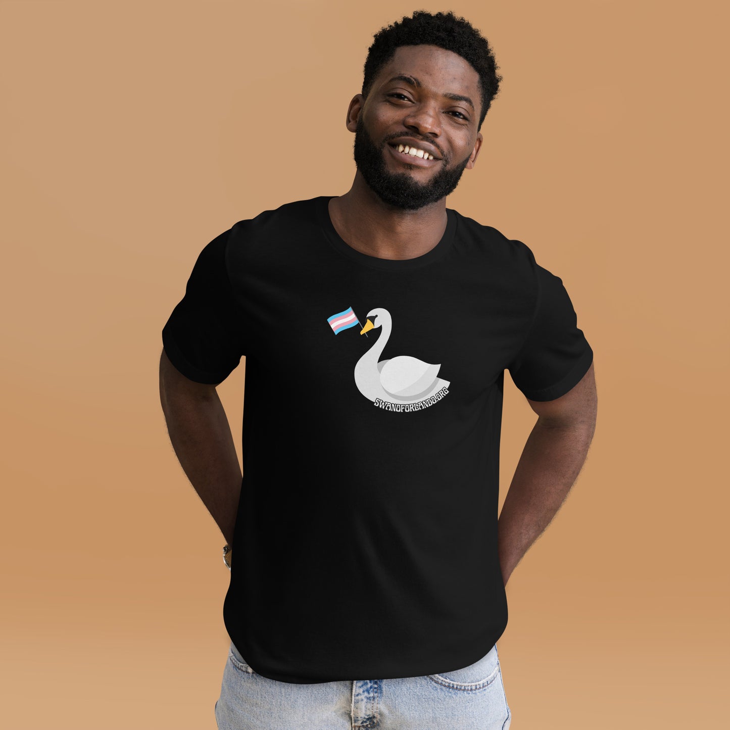 Trans Swan Unisex t-shirt