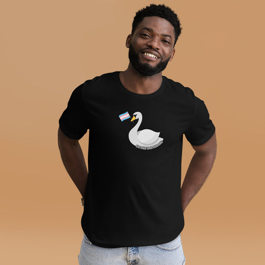 Trans Swan Unisex t-shirt