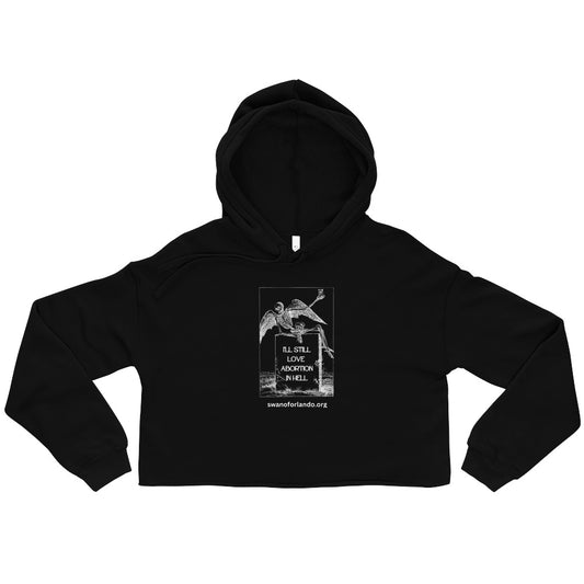 In Hell Crop Hoodie