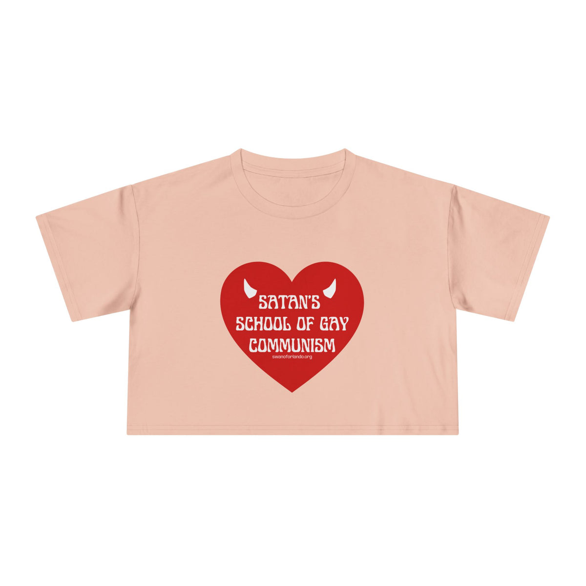 Satan's School of Gay Communism Crop Top