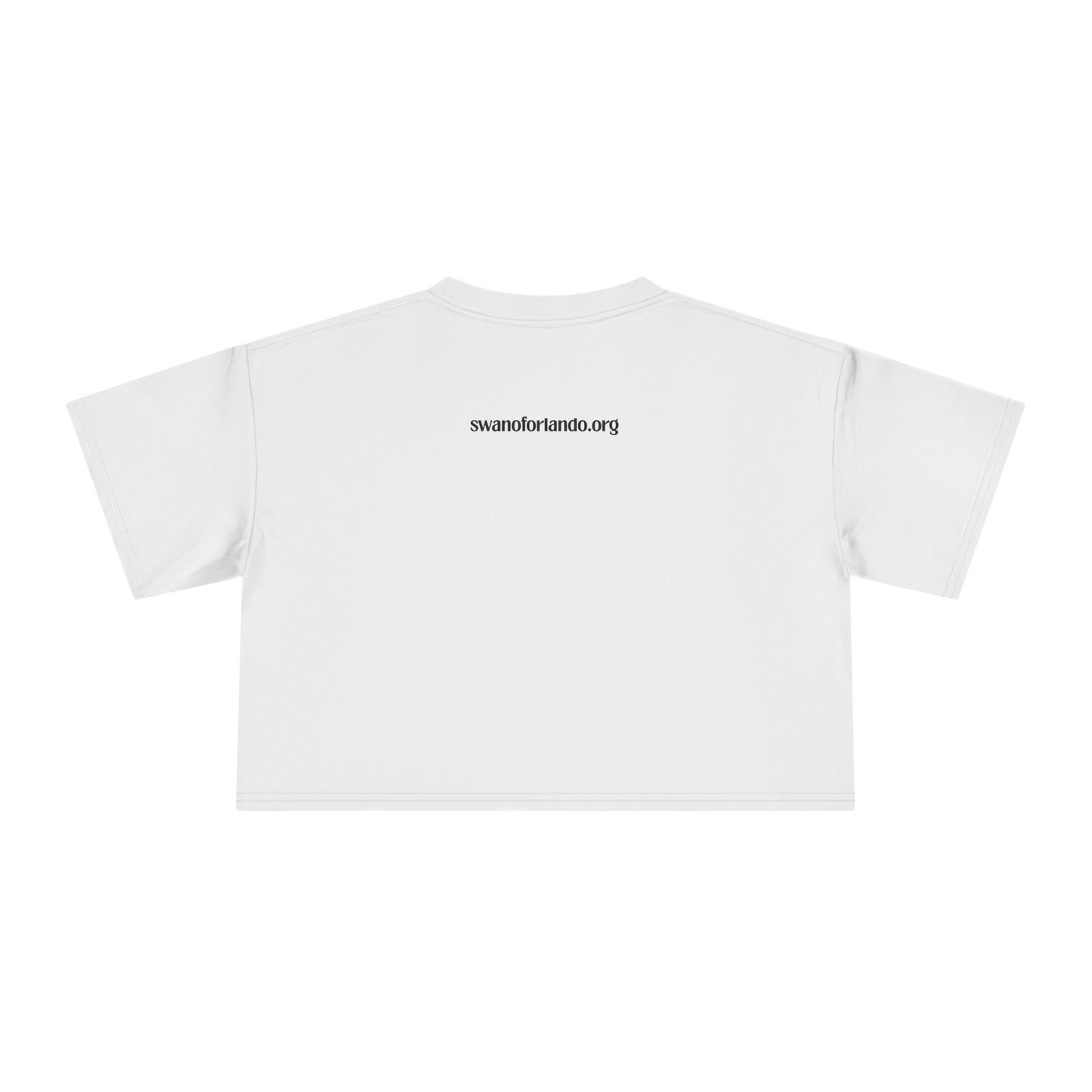 Crop Tee — “Abort Fascism” Feminist Graphic Crop Top