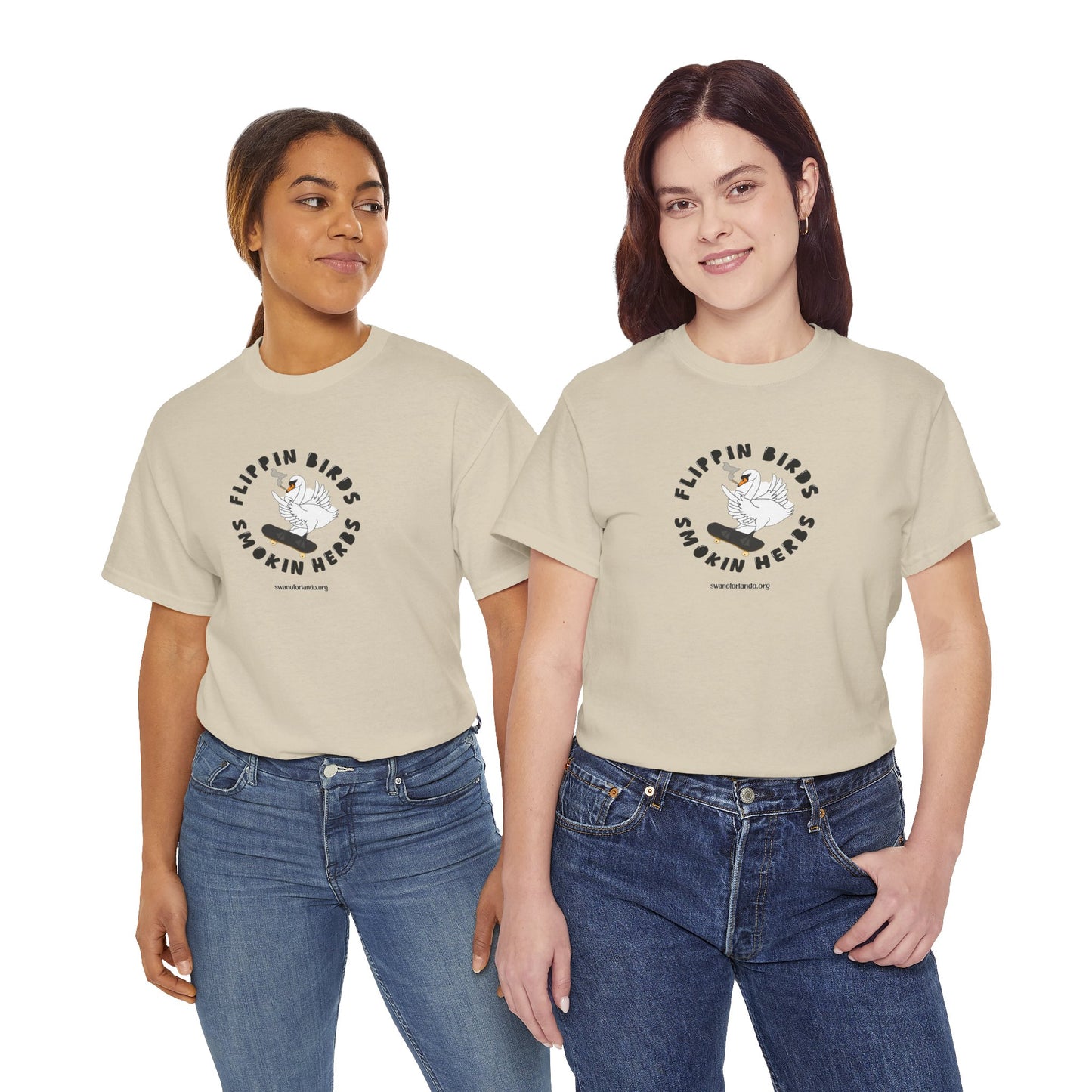 Flippin Birds Smokin Herbs T-Shirt