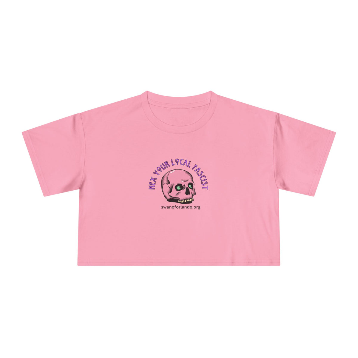 Hex Your Local Fascist Crop Top