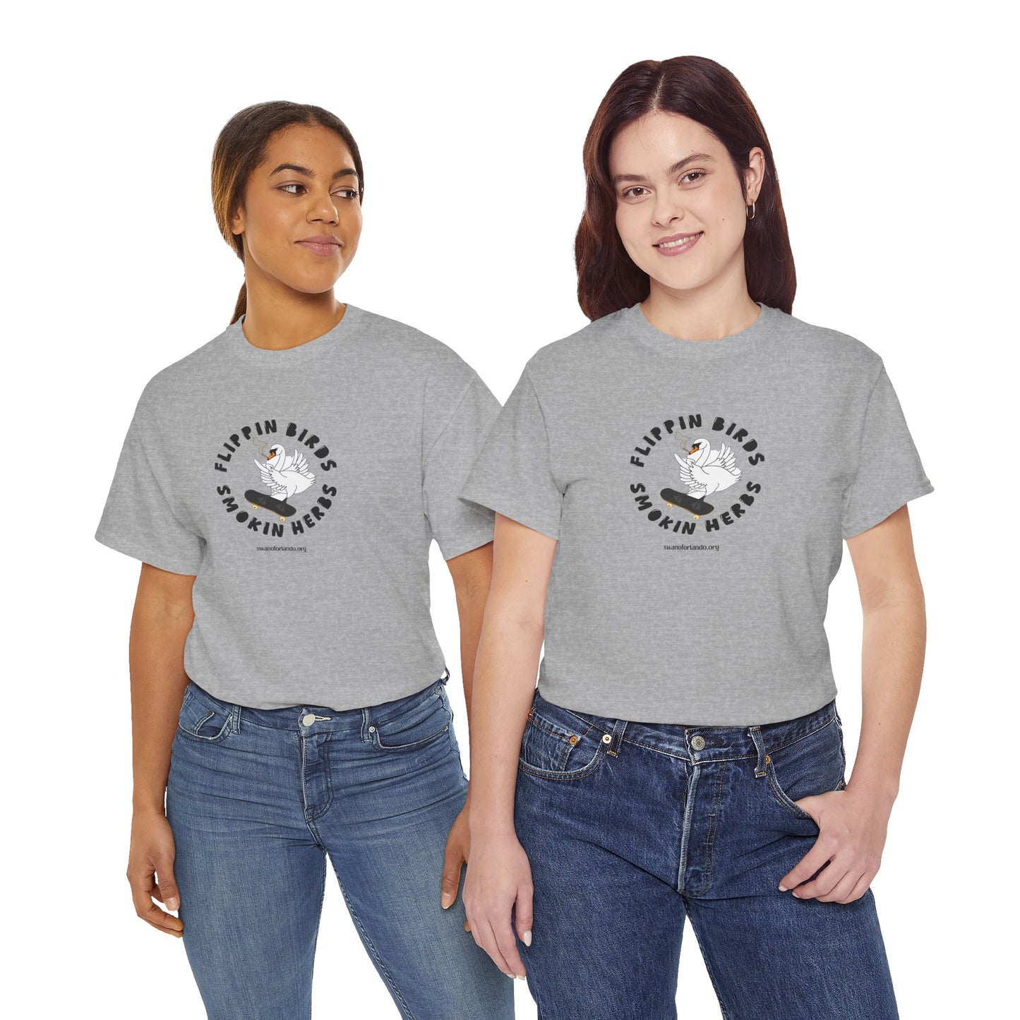 Flippin Birds Smokin Herbs T-Shirt
