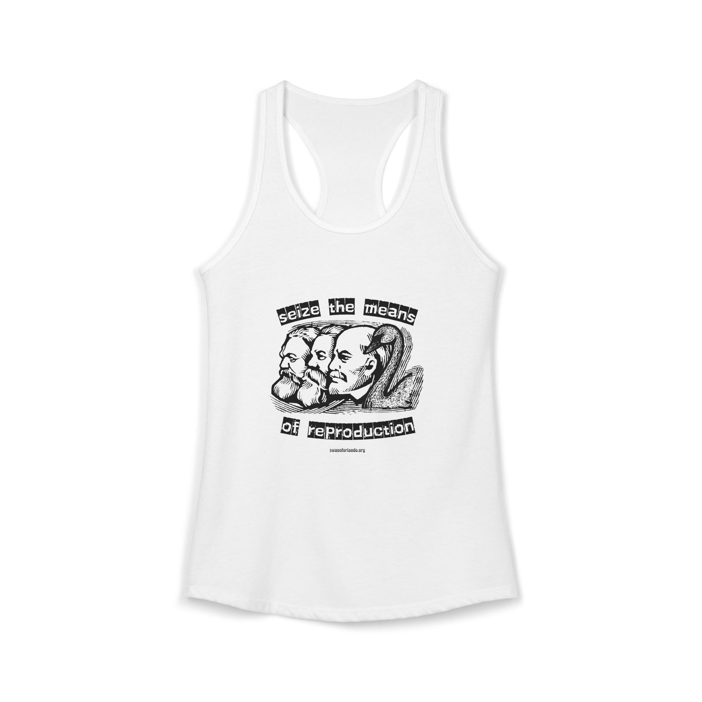 Seize the Means of Reproduction Racerback Tank