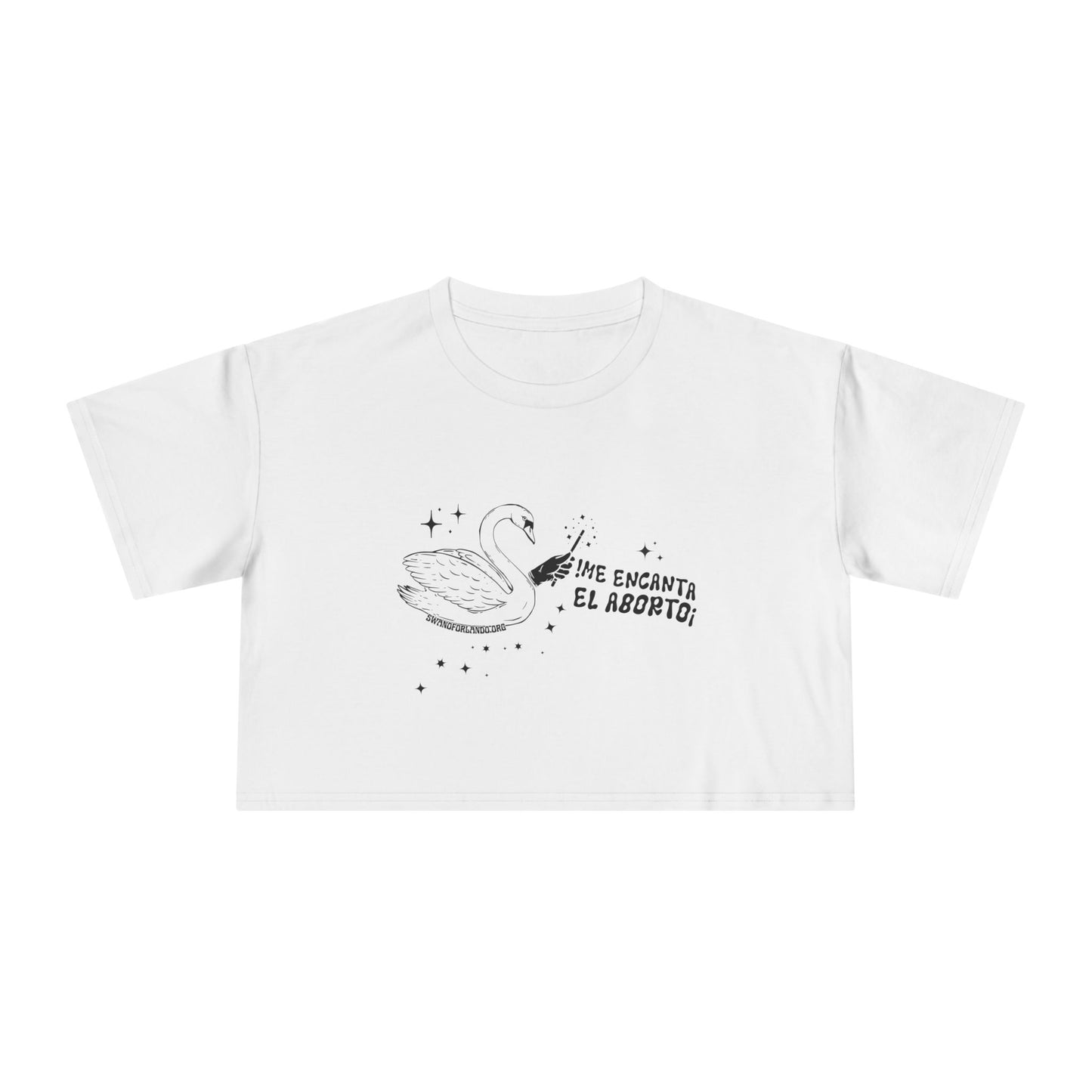 Crop Tee — 'Me Encanta El Aborto'
