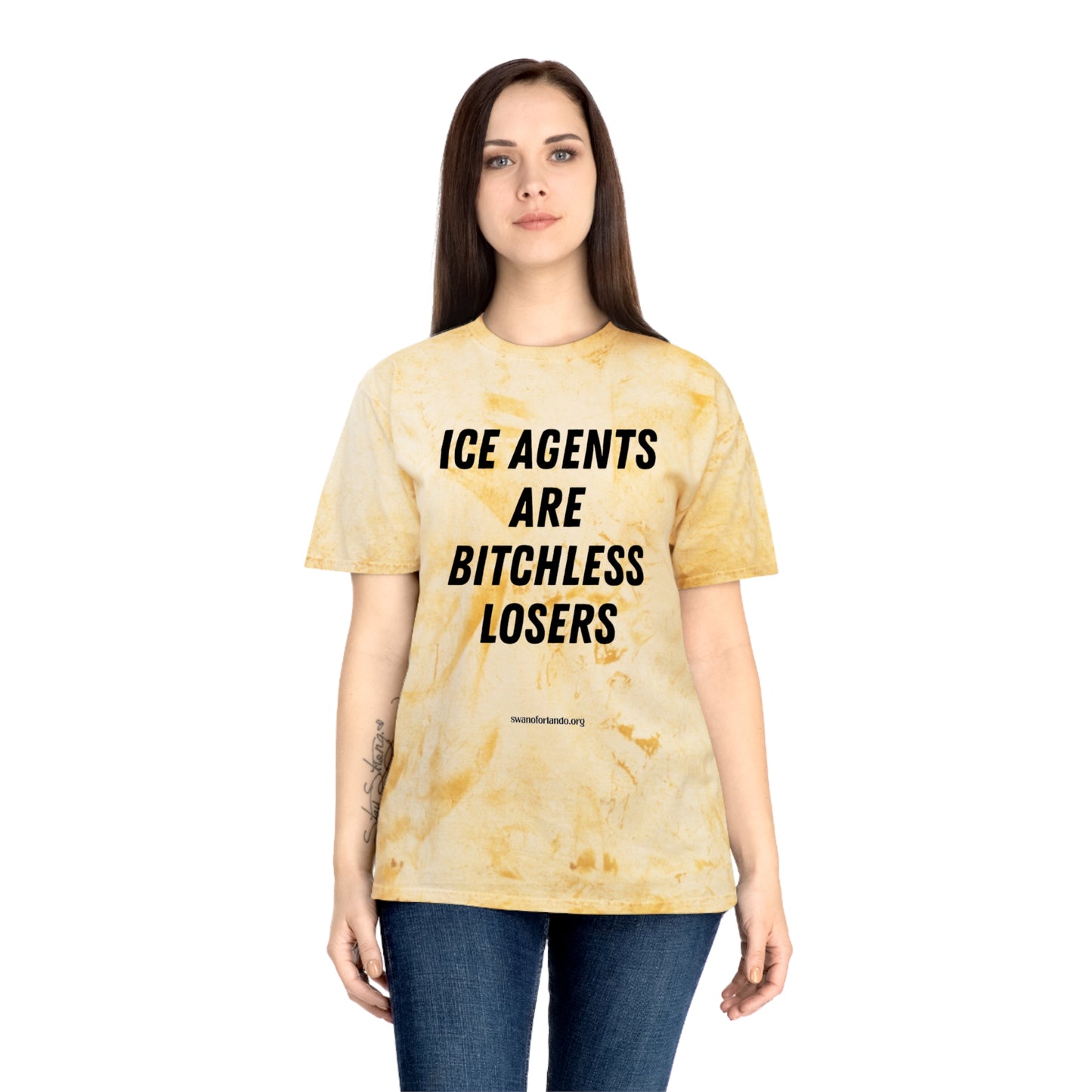 T-Shirt — “ICE AGENTS ARE BITCHLESS LOSERS” Tee