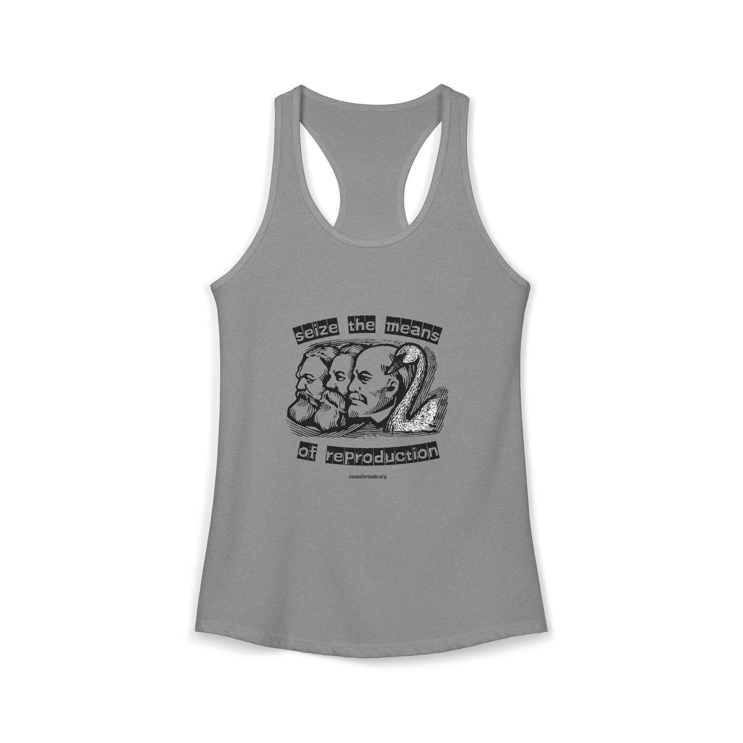 Seize the Means of Reproduction Racerback Tank