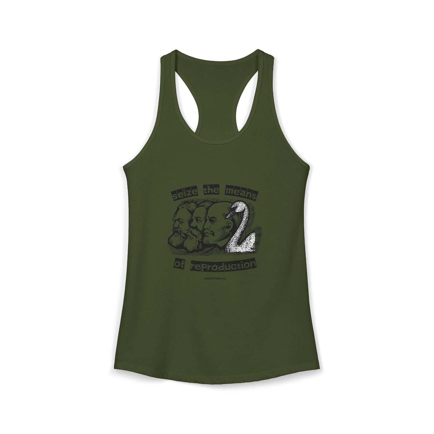 Seize the Means of Reproduction Racerback Tank
