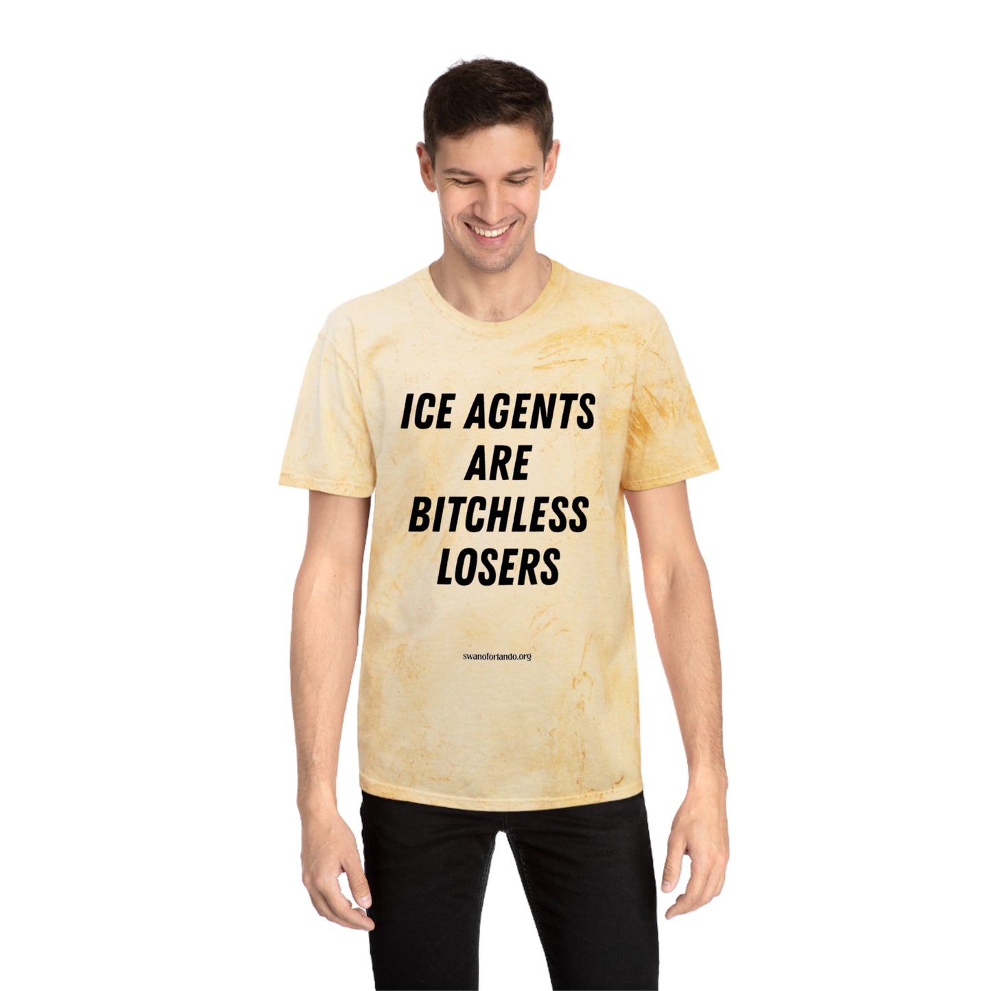 T-Shirt — “ICE AGENTS ARE BITCHLESS LOSERS” Tee
