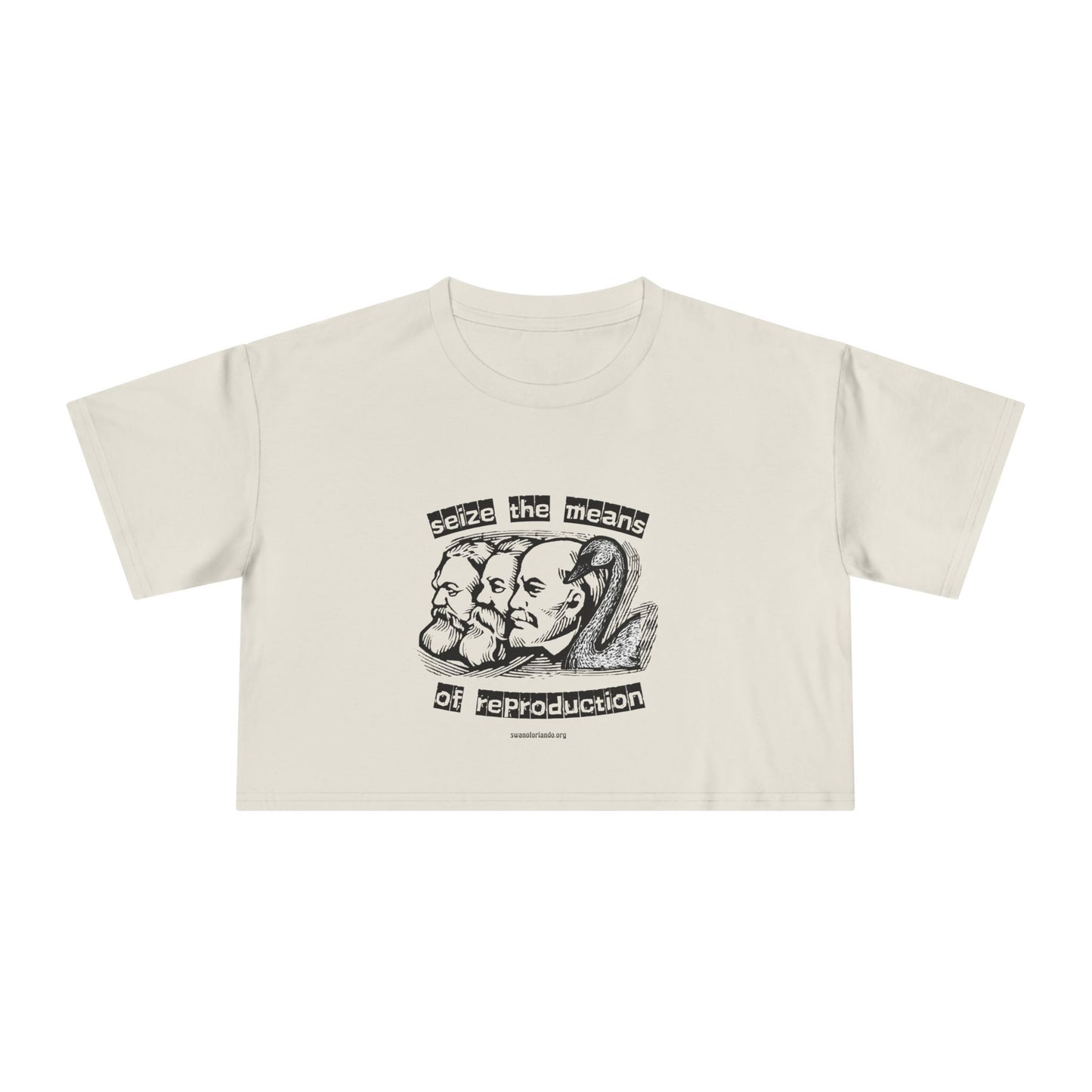 Crop Tee — "Seize the Means of Reproduction"