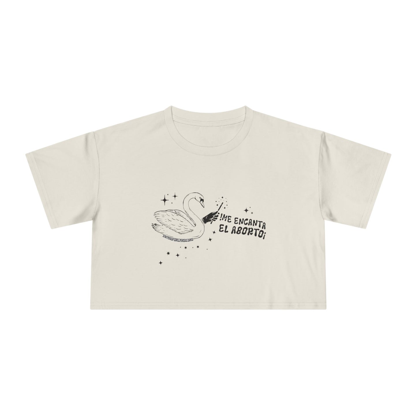 Crop Tee — 'Me Encanta El Aborto'