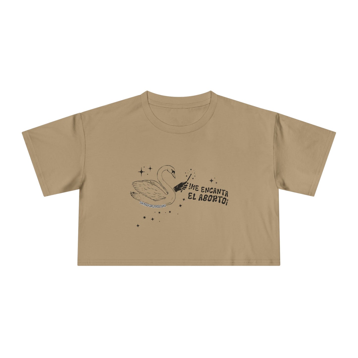 Crop Tee — 'Me Encanta El Aborto'