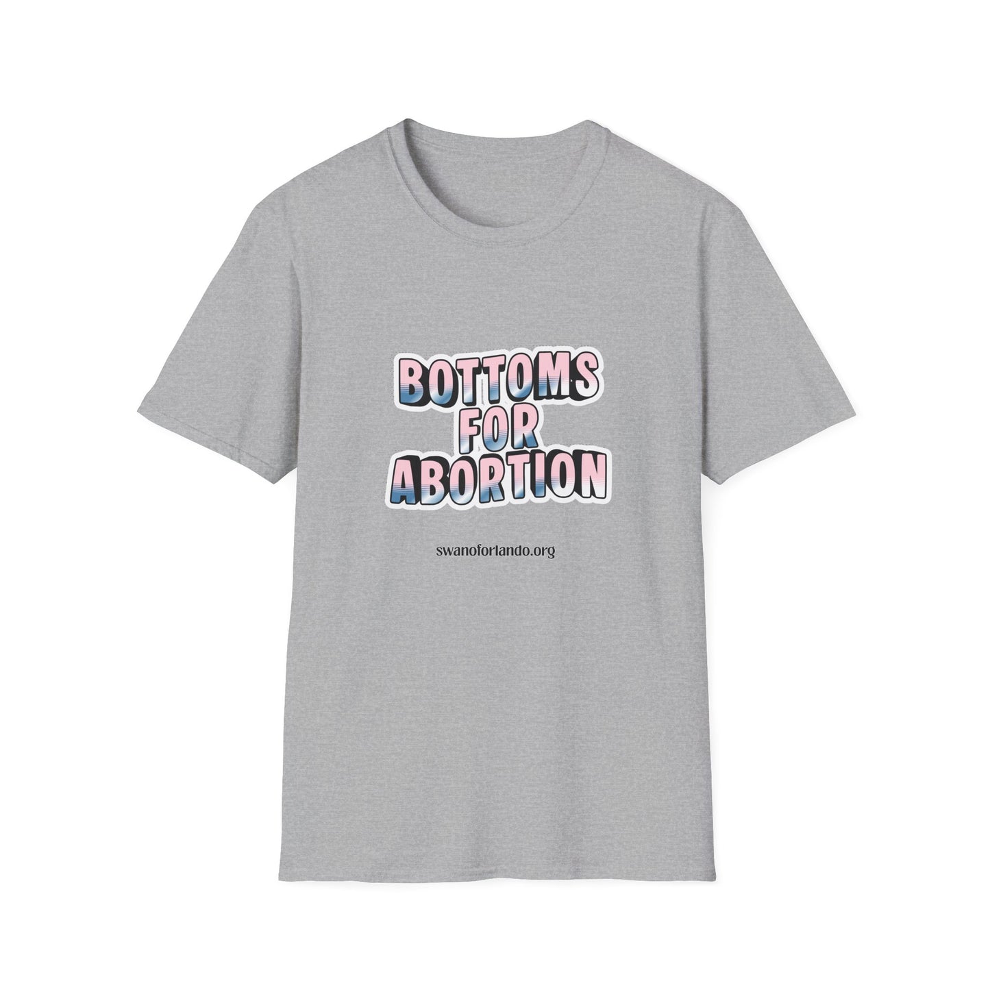 "Bottoms for Abortion" Graphic T-Shirt