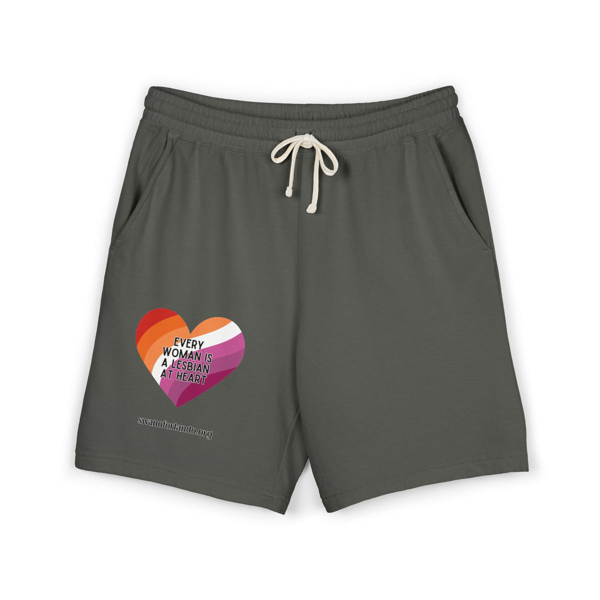 Every Woman is a Lesbian at Heart Fleece Sweat Shorts