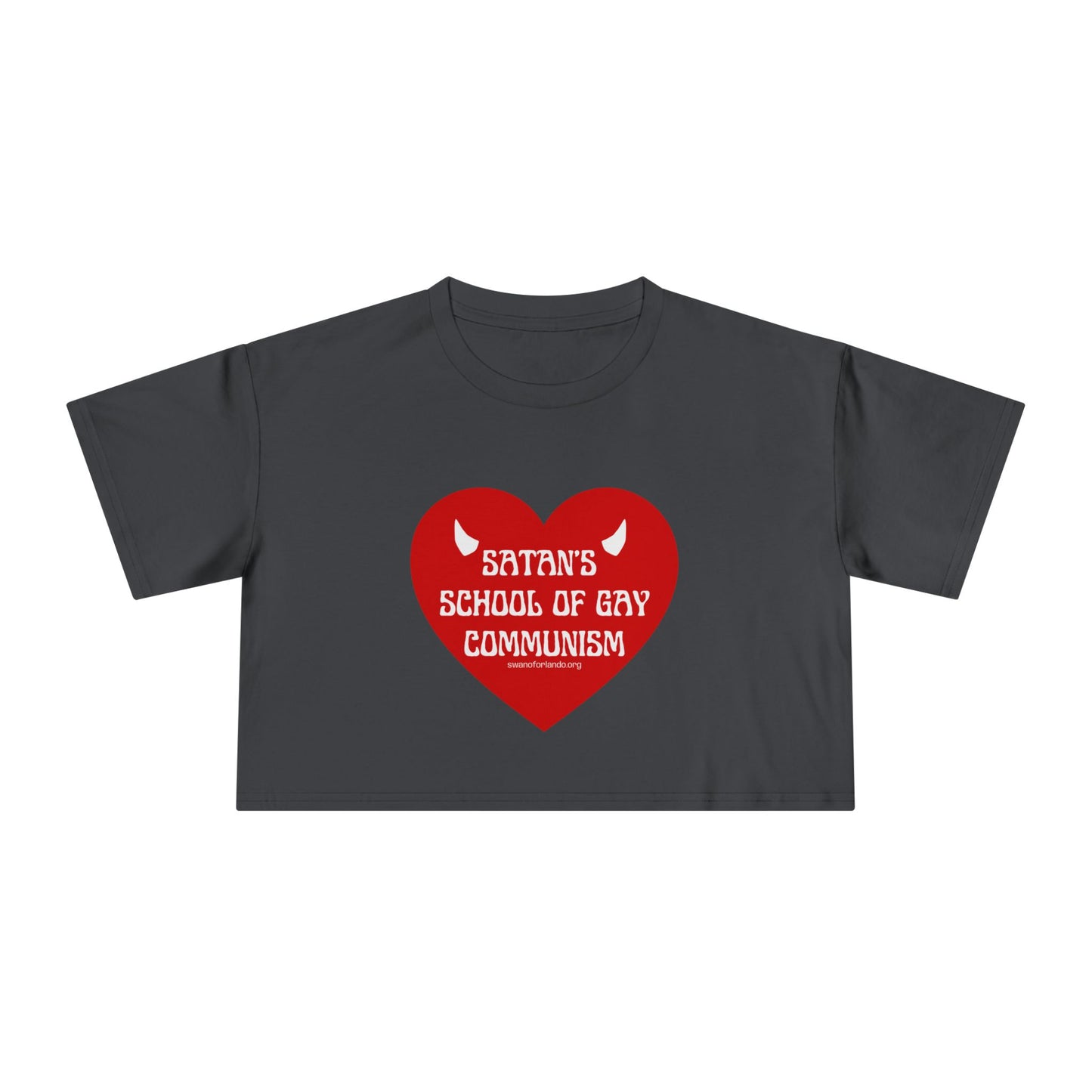 Satan's School of Gay Communism Crop Top