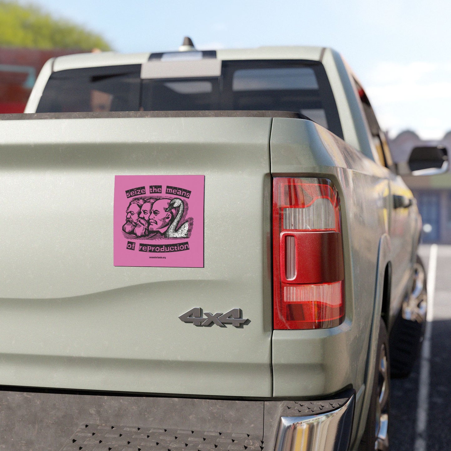 Seize the Means of Reproduction” Car Magnet