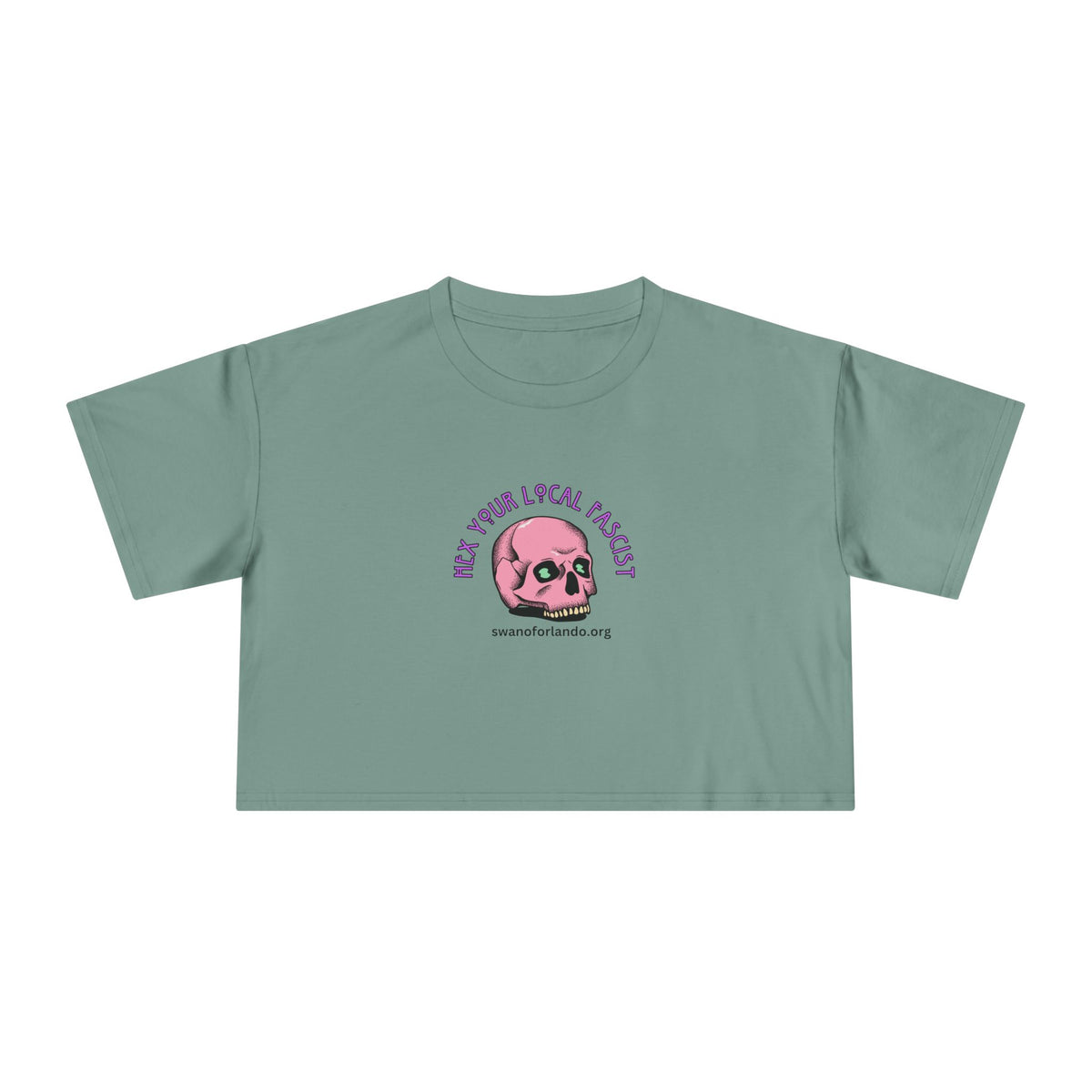 Hex Your Local Fascist Crop Top
