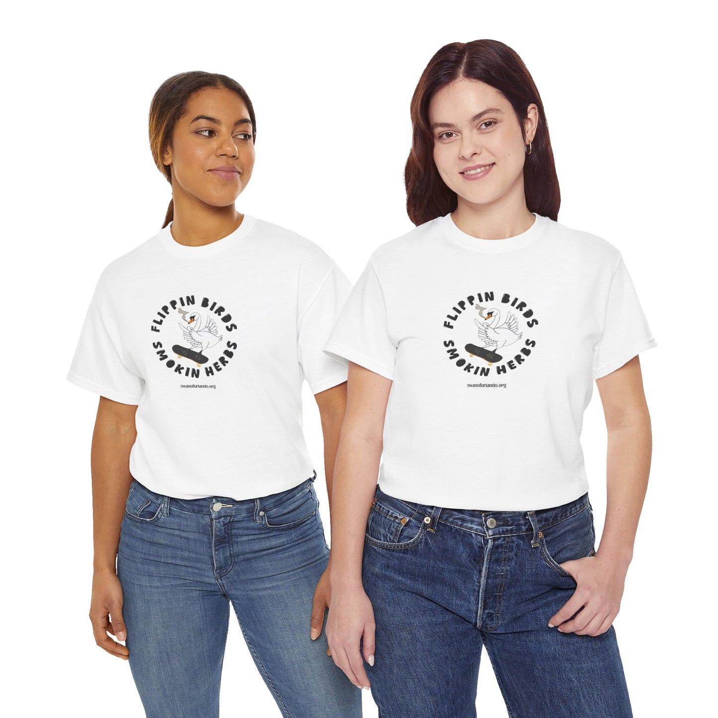 Flippin Birds Smokin Herbs T-Shirt