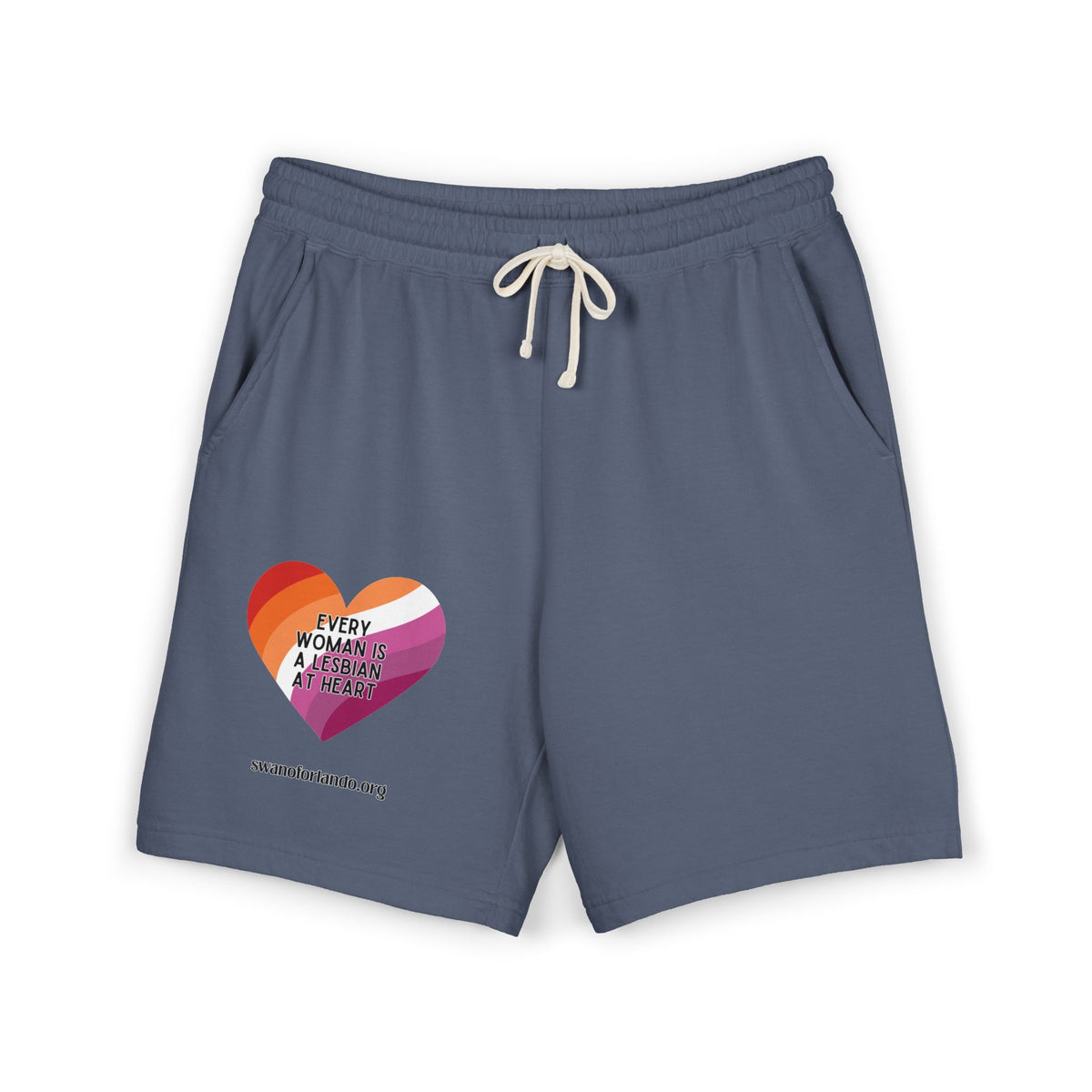 Every Woman is a Lesbian at Heart Fleece Sweat Shorts