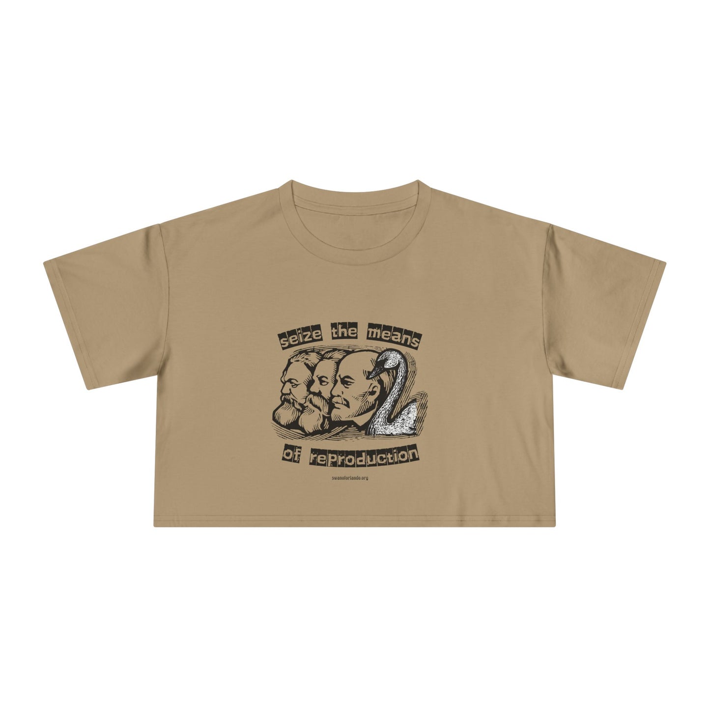 Crop Tee — "Seize the Means of Reproduction"