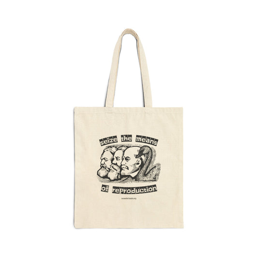 Seize the Means of Reproduction Canvas Tote Bag