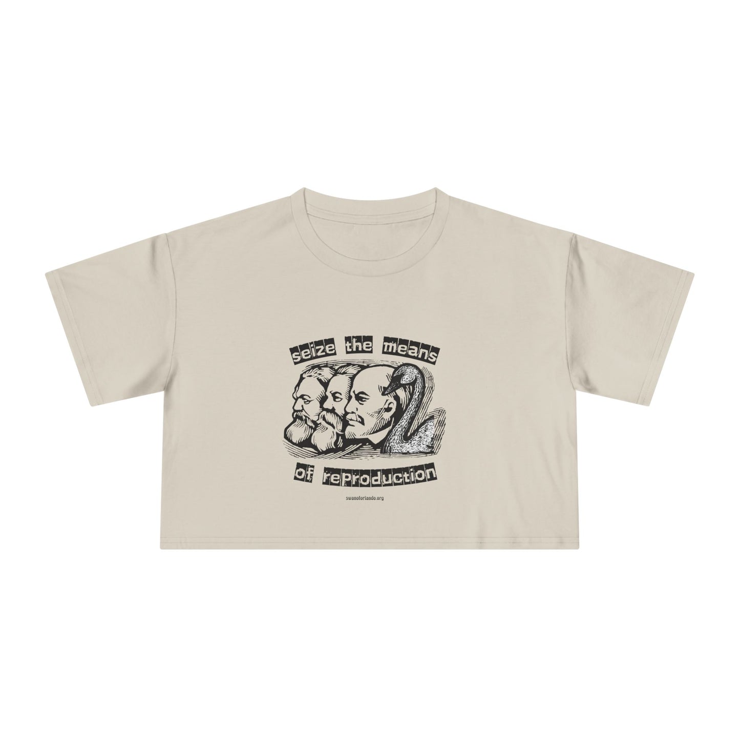 Crop Tee — "Seize the Means of Reproduction"