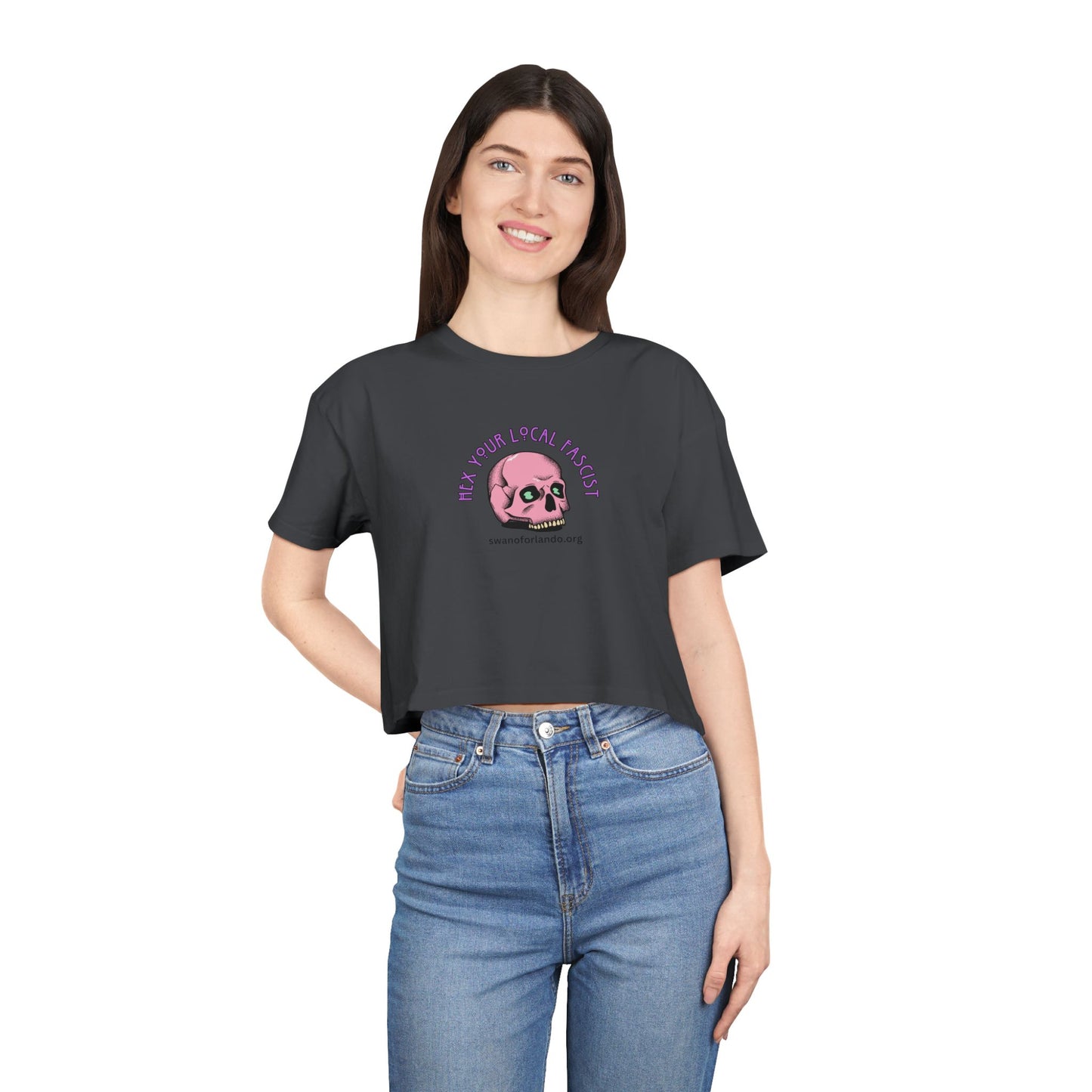 Hex Your Local Fascist Crop Top