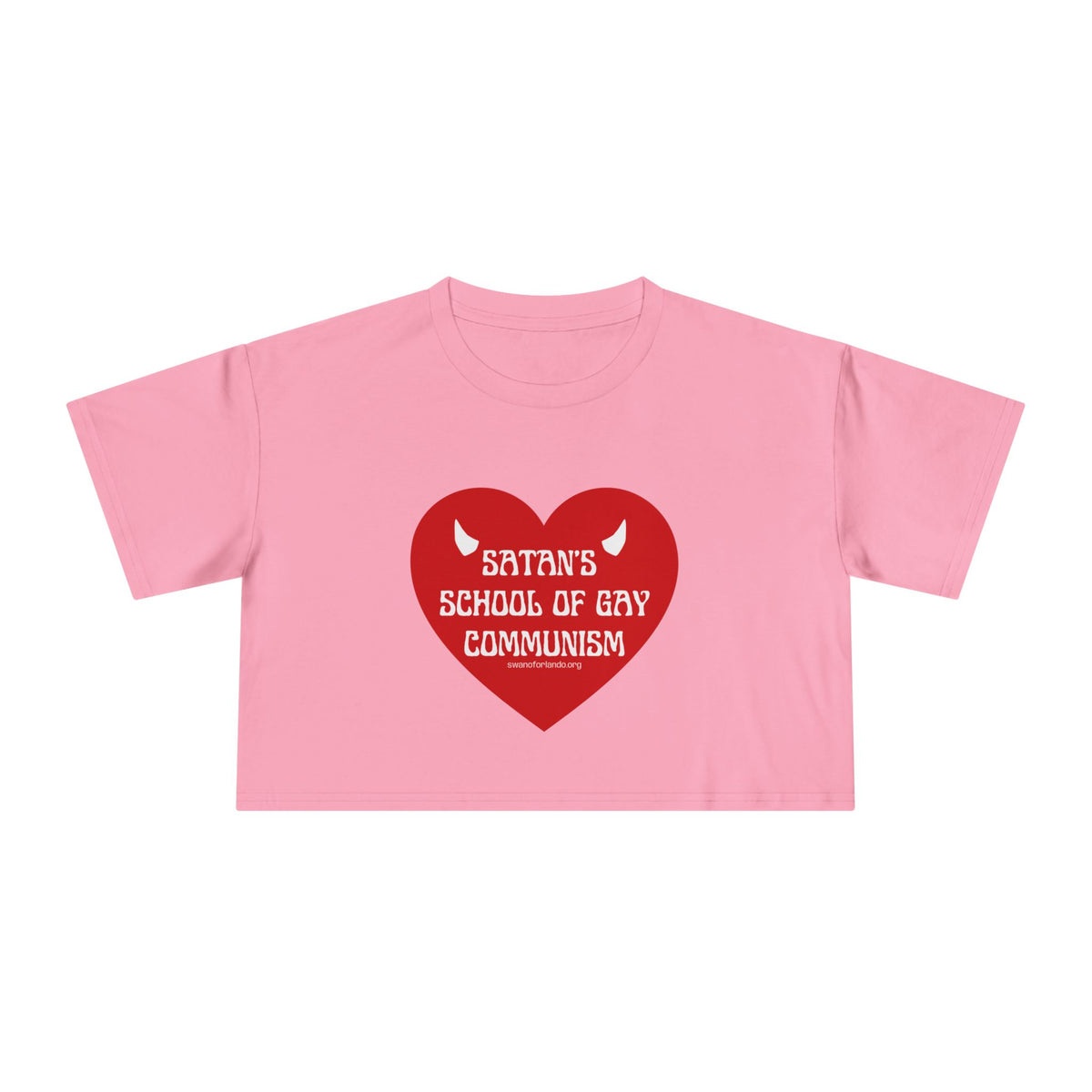 Satan's School of Gay Communism Crop Top