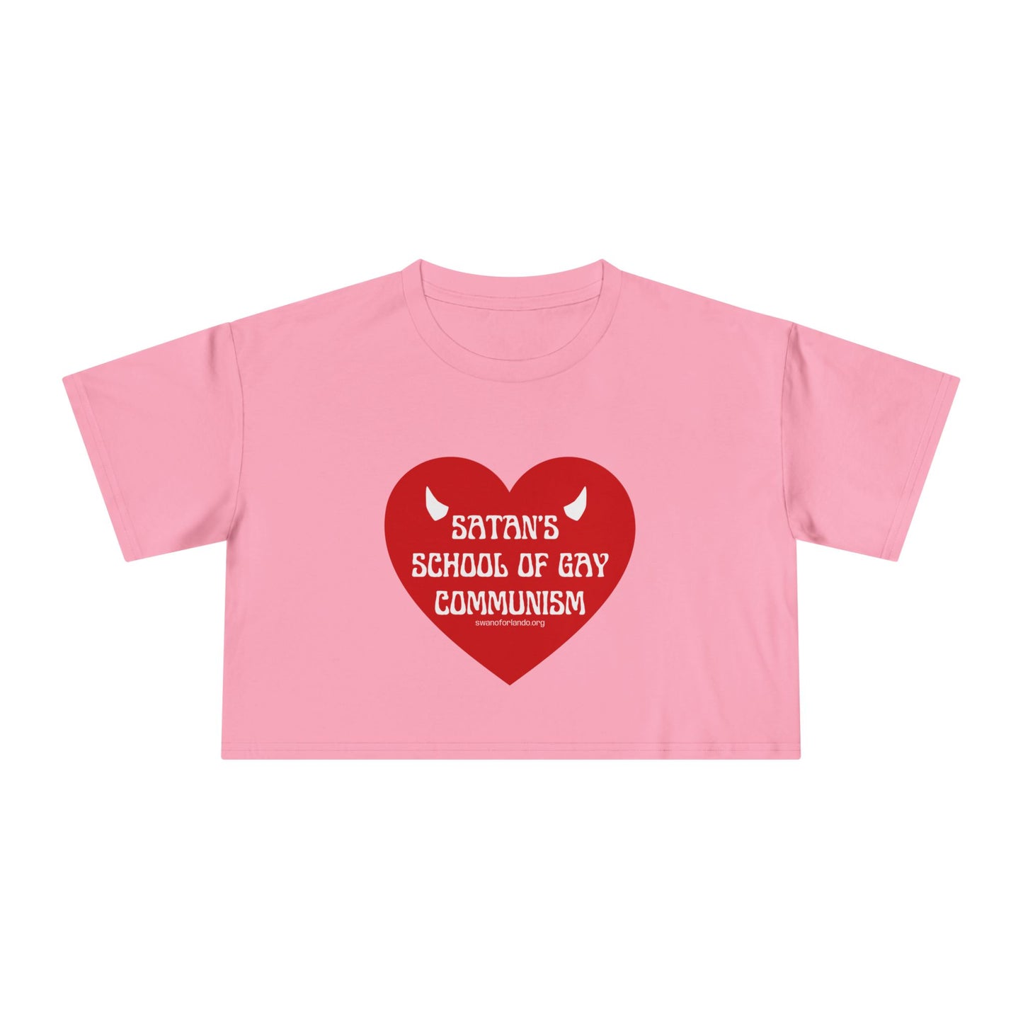 Satan's School of Gay Communism Crop Top
