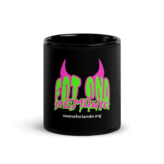 Fat & Demonic Glossy Mug
