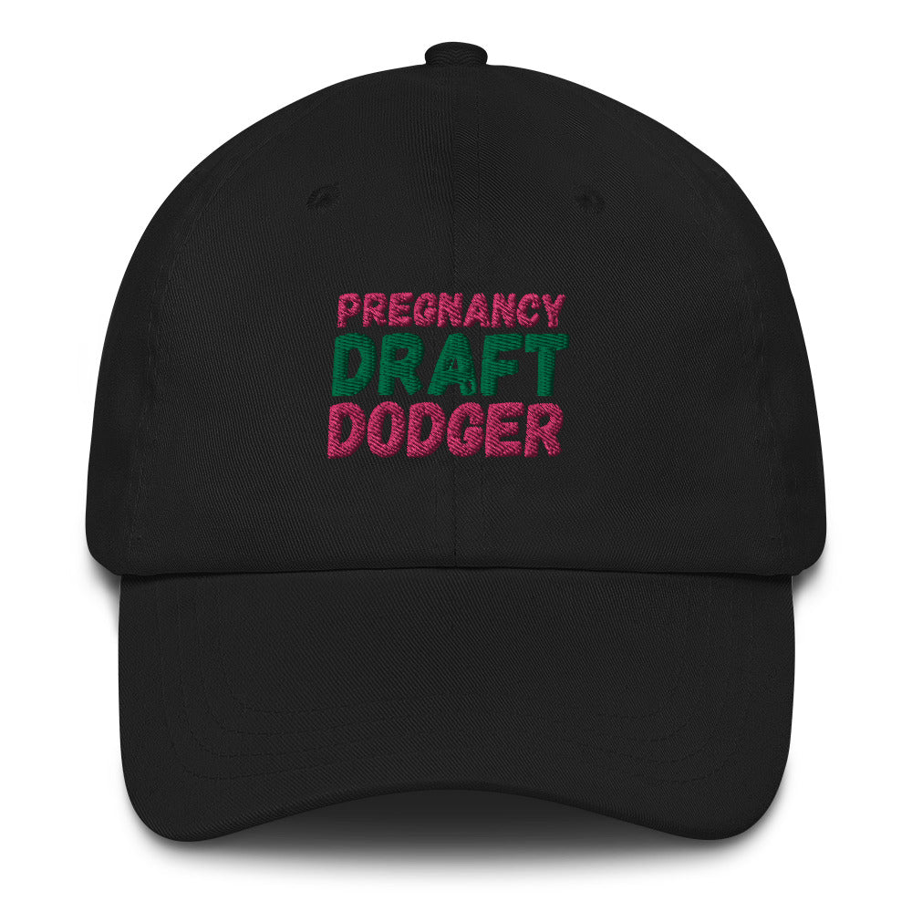 Pregnancy Draft Dodger Pink/Green hat